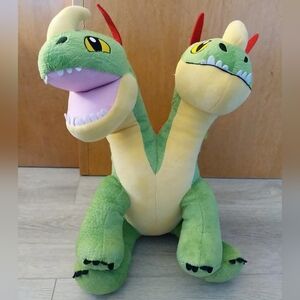 Build-A-Bear Barf and Belch Two-Headed Plush How to Train Your Dragon